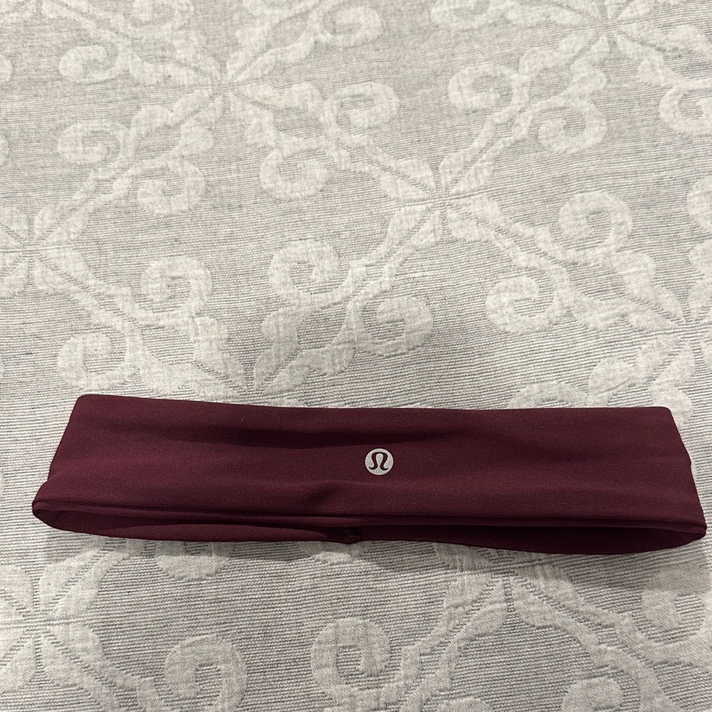 Lululemon Athletica Deep Red Headband